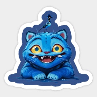 kpop Derpy Tiger and Sussie the bird Sticker